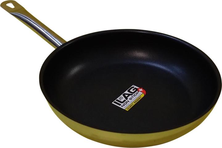 Stronghold Bratpfanne 32cm (Edelstahl mit ILAG Beschichtung) (Bratpfanne, Chromstahl, Edelstahl, 32 x 6.30 cm)