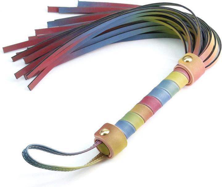 Produktbild NS Novelties Spectra Bondage Flogger - Rainbow