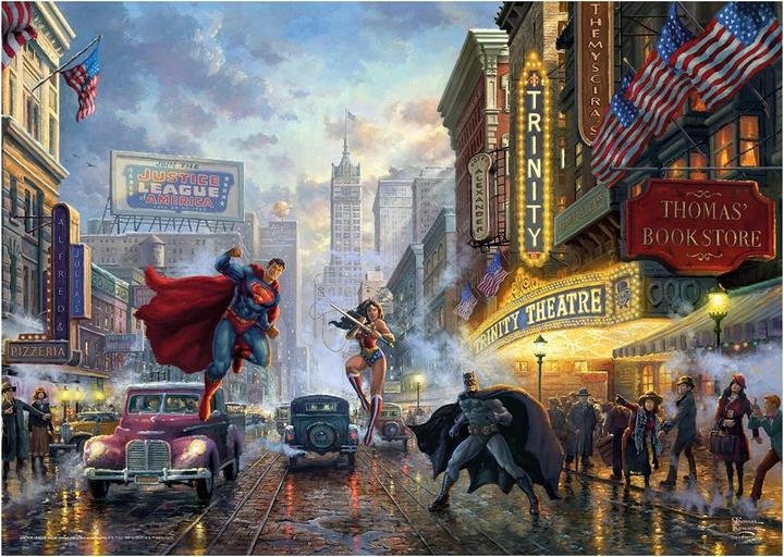 Actual product image Schmidt Spiele Batman Superman and Wonder Woman (1000 pieces)