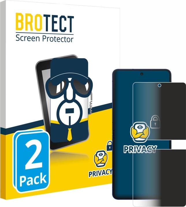 Produktbild BROTECT Sichtschutzfolie Anti-Spy Privacy Folie Blaulicht-Schutz (2 Stück, Samsung Galaxy Z Flip7)