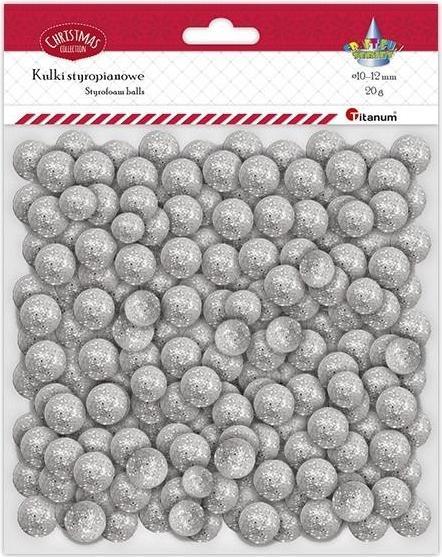 Image du produit Titanum Styroporkugeln, Silbermix, 20g