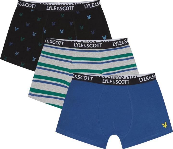 Actual product image Lyle and Scott Boys Boxer Shorts (Pack of 3) (146, 152, pack of 3)