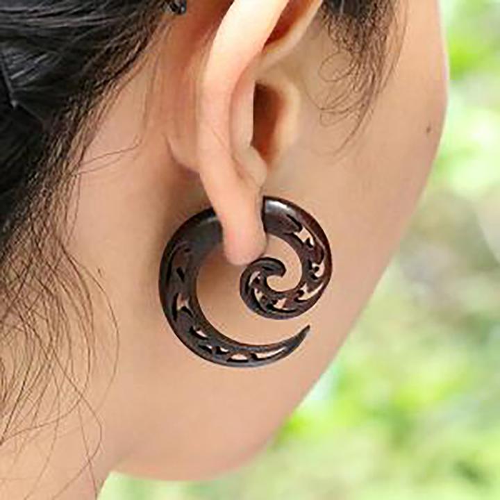 Immagine prodotto Star Piercing Fake Spirale Design 2 aus Sonoholz (Organico, senza ottone)