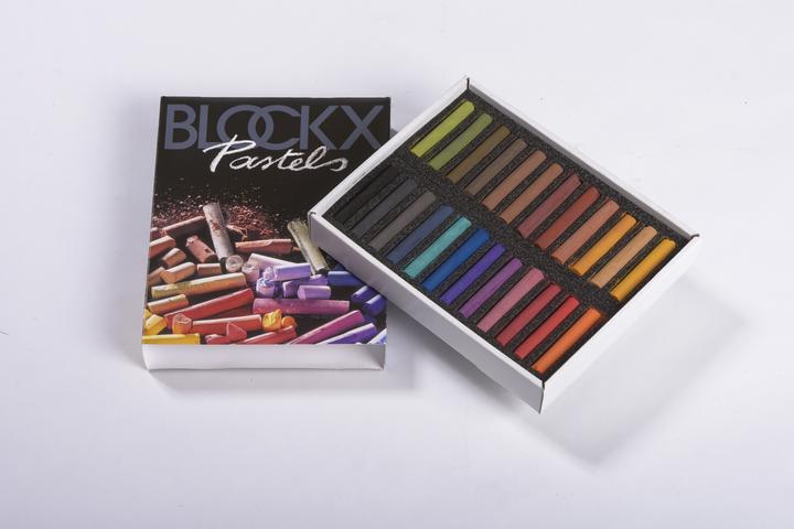 Actual product image BlockX Etui 24 Pastels - Foncés - Cadmium jaune pâle (Darkness, 24 x)