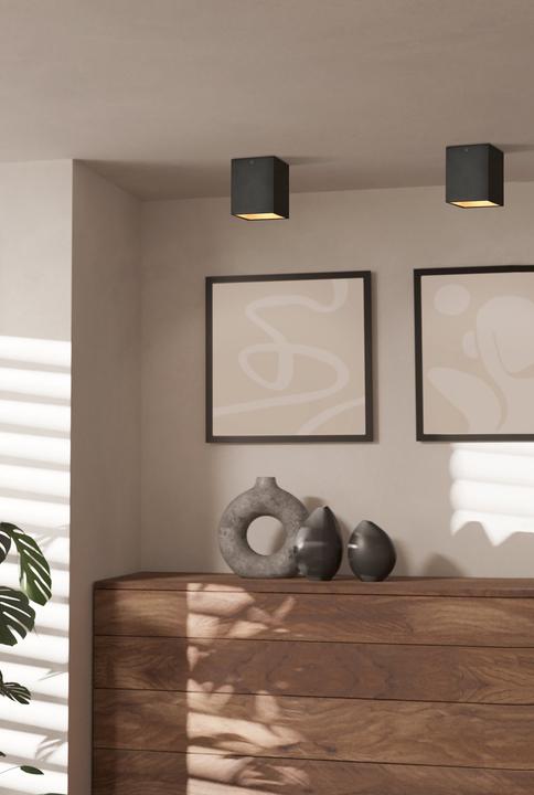 Produktbild EGLO POLASSO Deckenleuchte schwarz, gold (340 lm)