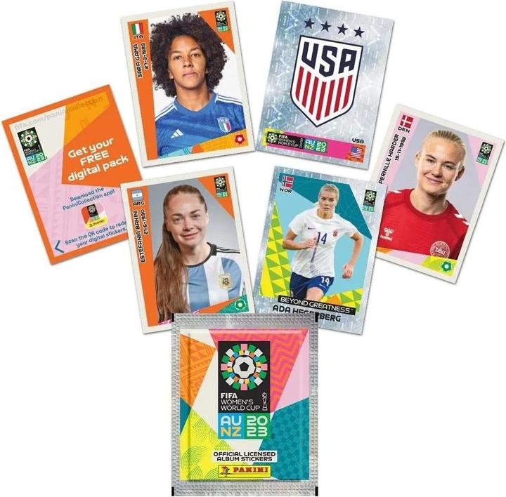 Produktbild Panini FIFA Women's World Cup 2023 Sticker Collection (Deutsch, Booster Pack)