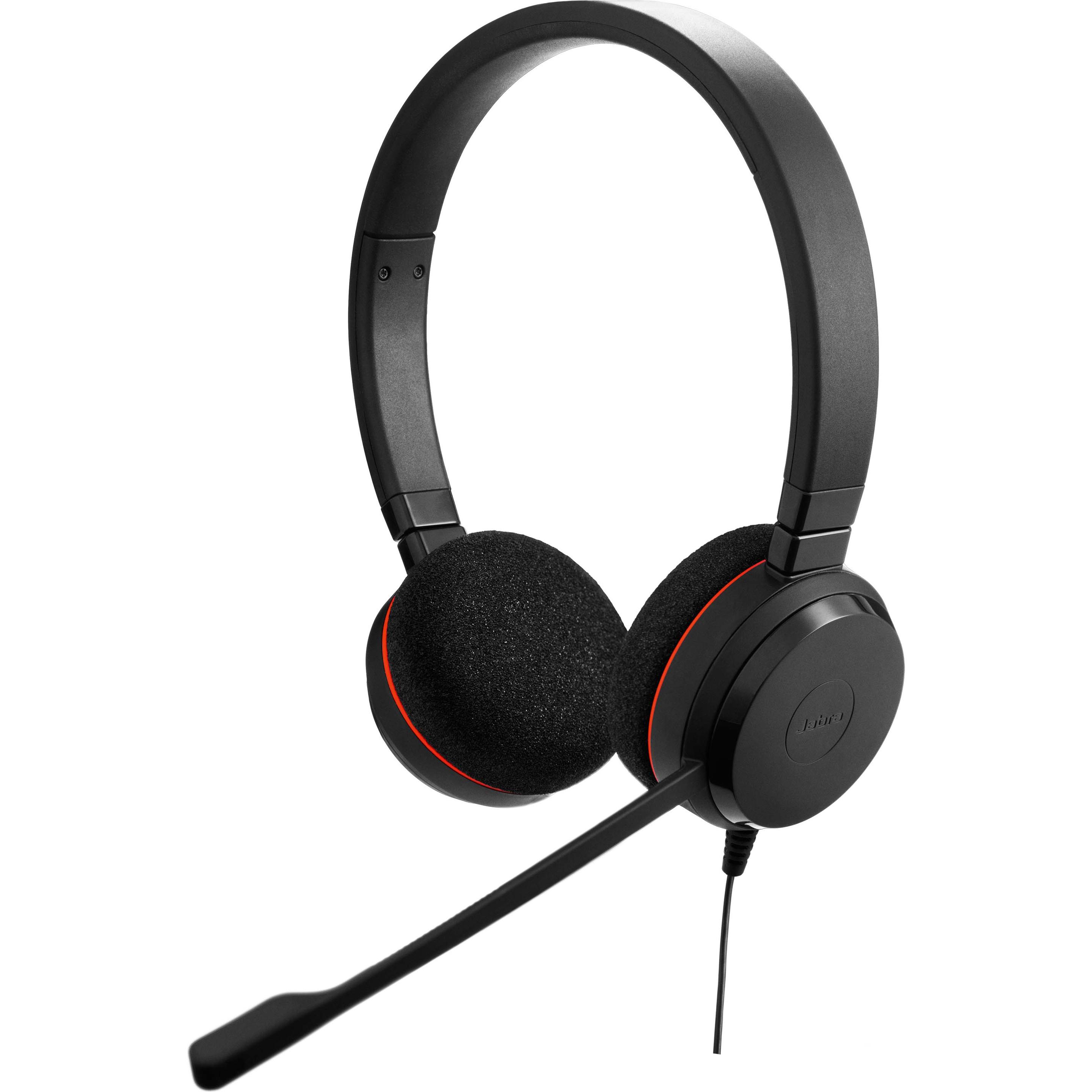 Jabra Evolve 20 MS Stereo (Kabelgebunden, USB-A), Office Headset, Schwarz