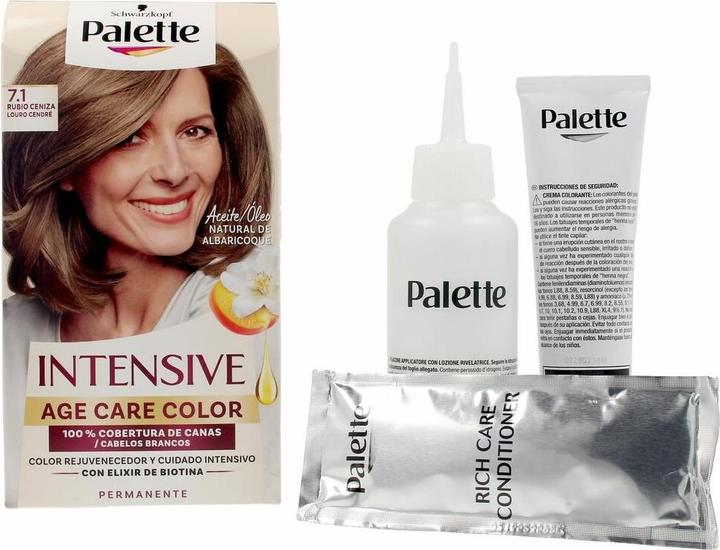 Image du produit Schwarzkopf INTENSIVE color rejuvenecedor permanente #7.1-rubio ceniza 1 u (7.1-rubio ceniza)