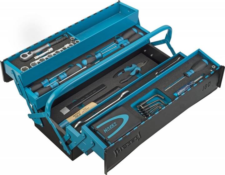 Image du produit HAZET Caisse à outils en métal (80 pièces)