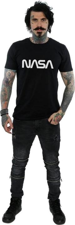Immagine prodotto Nasa T-shirt in cotone con logo moderno per uomo (XL)