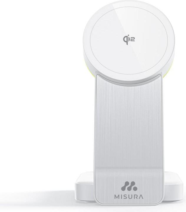 Image du produit Misura MH10 Station de recharge sans fil pliable 3 en 1 - WHITE (30 W)
