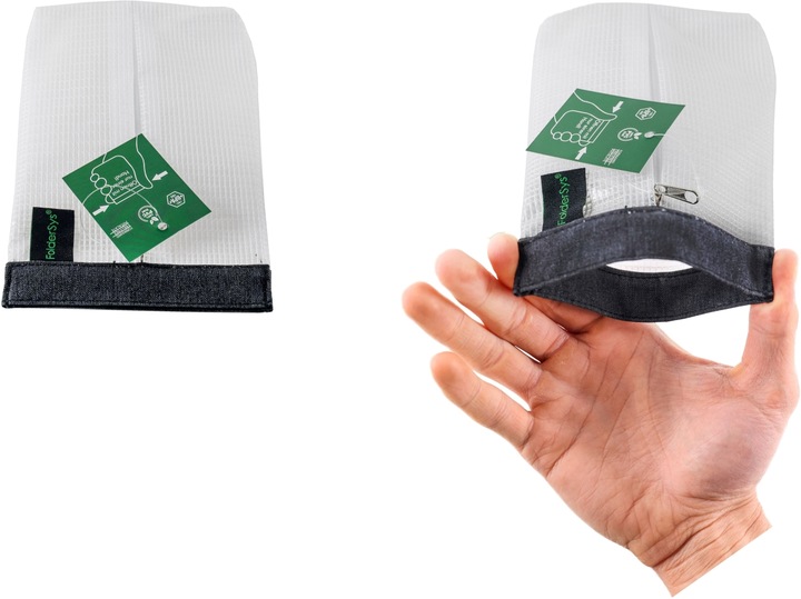 Actual product image Foldersys SnapBag A6 black/transparent (A6, 1 x)
