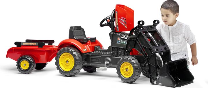 Produktbild Falk Supercharger Bergbautraktor mit Schaufel und Anhänger