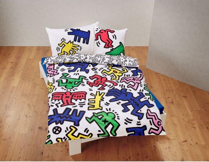 Image du produit Keith Haring Fun (Set de linge de lit, 65 x 100 cm, 160 x 210 cm)