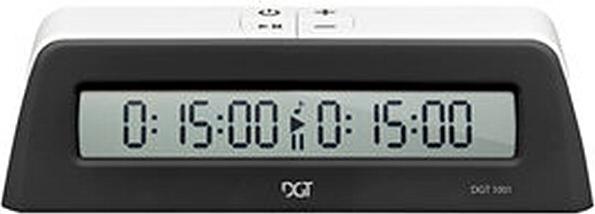Actual product image Longfield Games Engelhart Schaakklok DGT Easy Black Beyond - ( NET PRIJS )