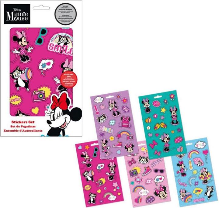 Kids Euroswan Disney Minnie Aufkleber Set (5 Sticker)
