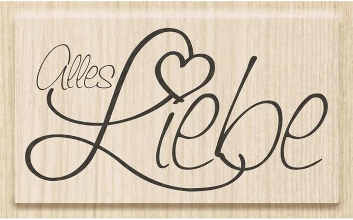 Actual product image Heyda Motif stamp All Love Light Brown