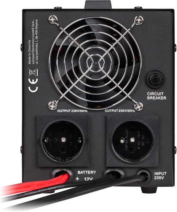 Image du produit Kemo Alimentation sans interruption 12V 230V 800VA/500W PROsinus 500 (800 VA, 500 W)