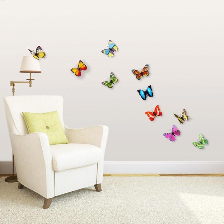 Immagine prodotto Walplus Farfalle (9 x 7 cm)