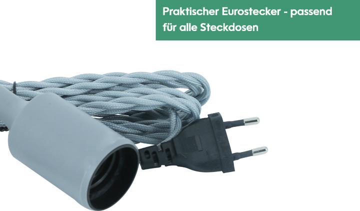 Actual product image Parus by Venso E27 lamp holder with 4m cable, improved photosynthesis and higher chlorophyll formati (LED)