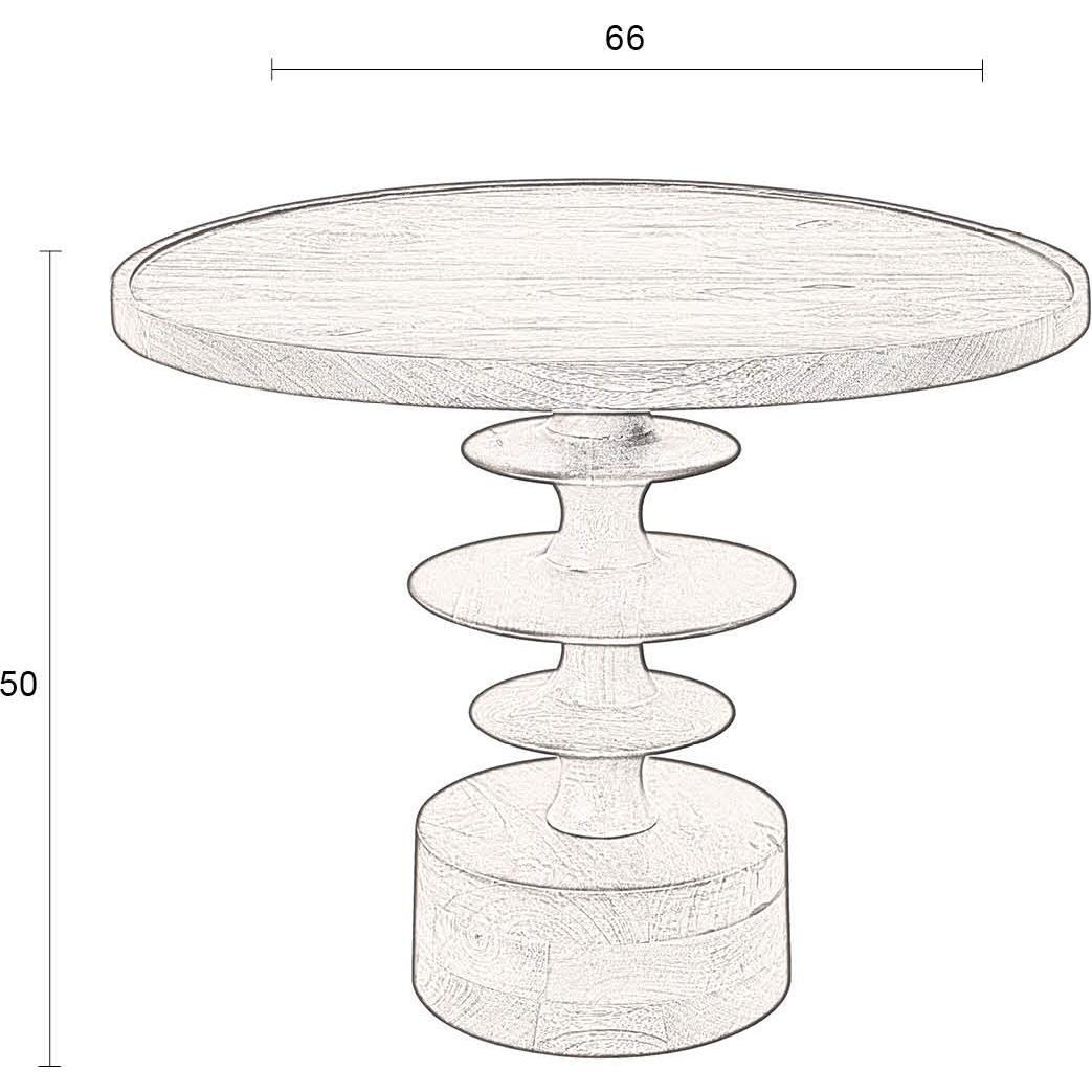 Thumbnail - Dutchbone, Couchtisch + Beistelltisch, Table (66 x 66 x 50 cm)