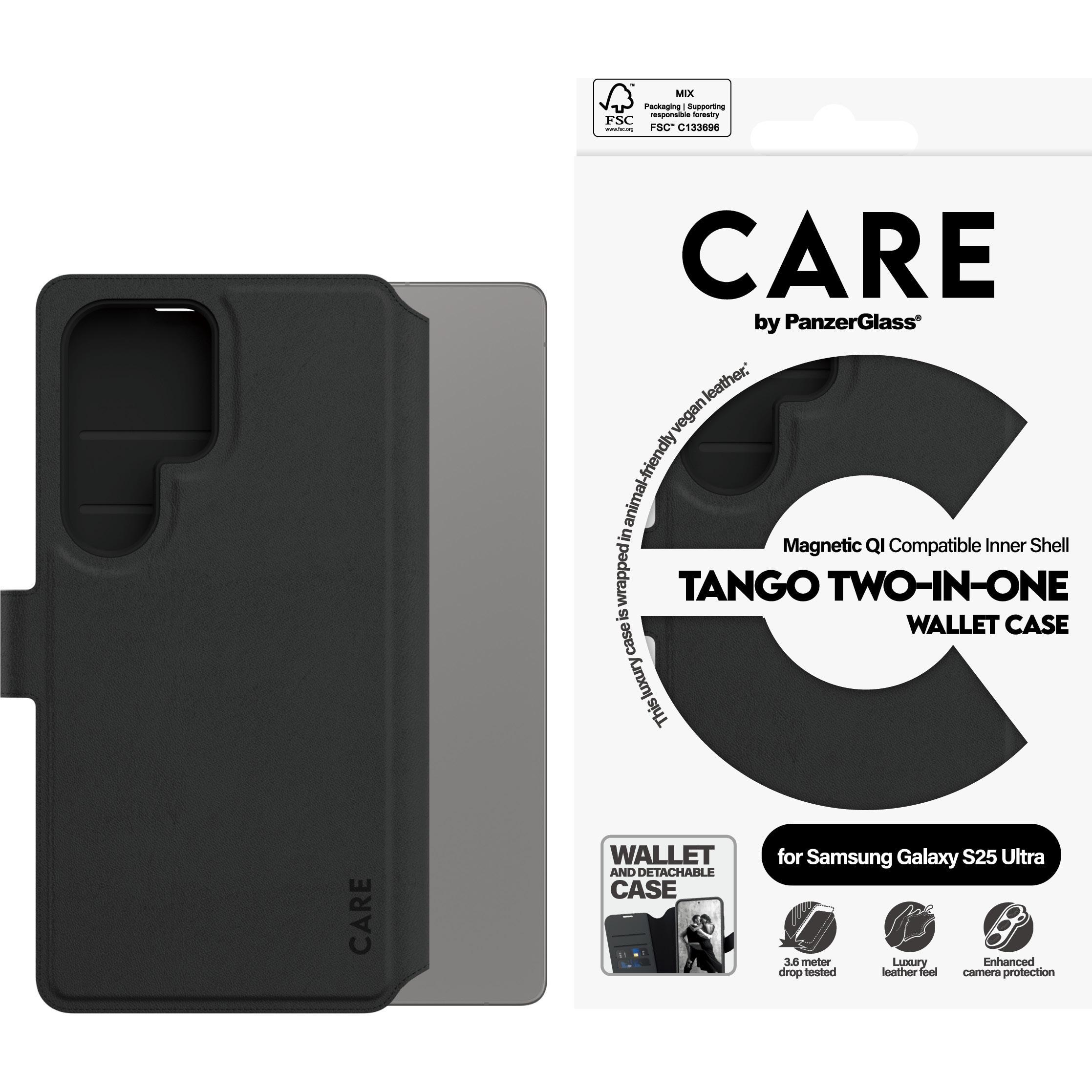PanzerGlass Tango Two-in-One (Samsung Galaxy S25 Ultra), Smartphone Hülle, Schwarz