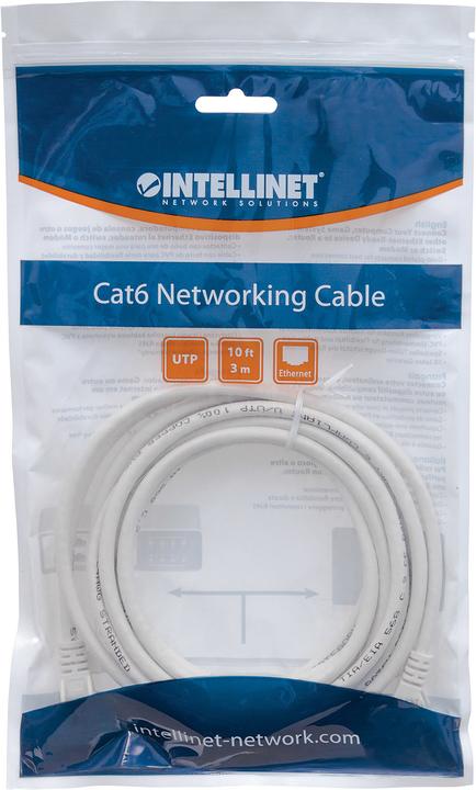 Actual product image Intellinet Network cable, Cat6, UTP (UTP, CAT6, 2 m)