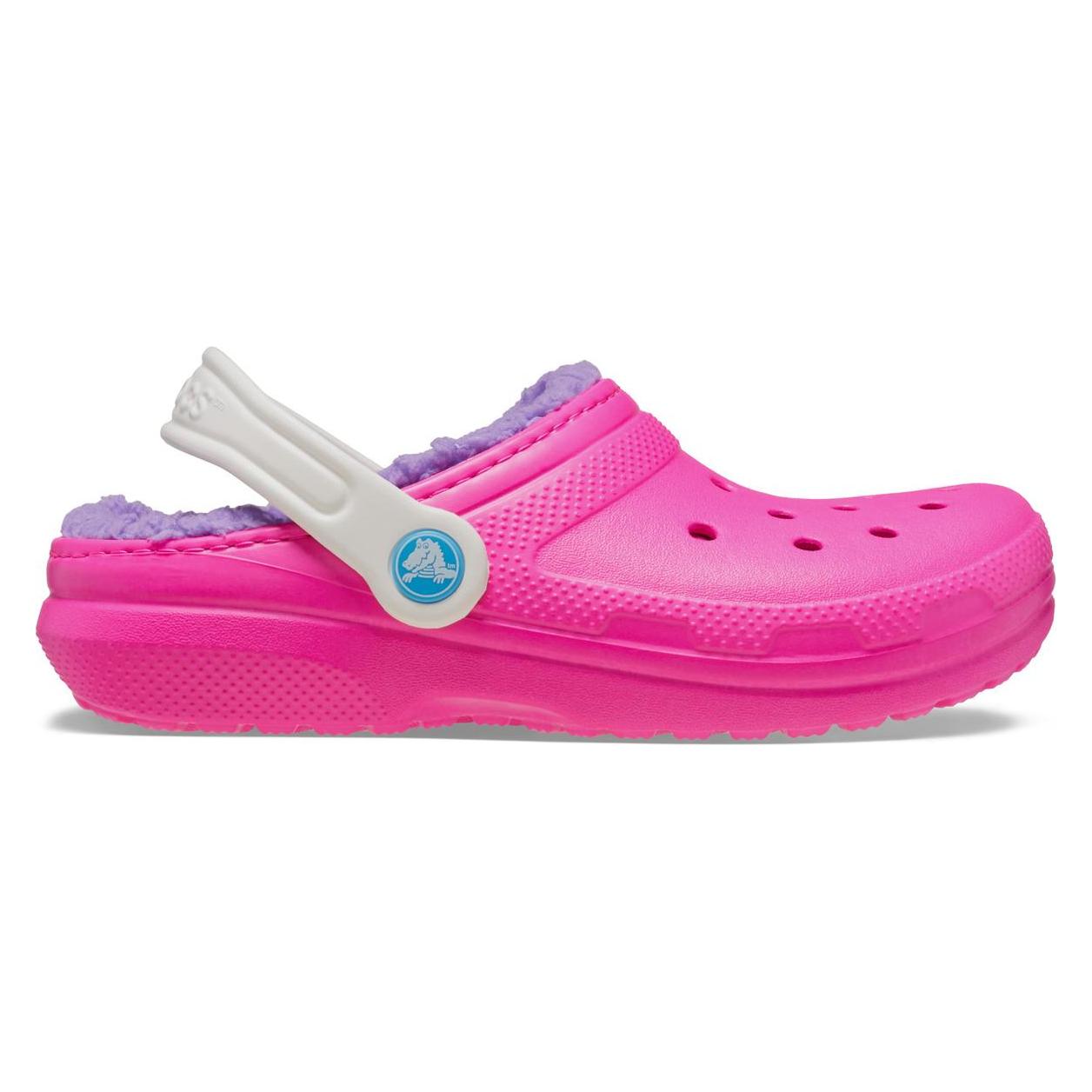 Crocs, Unisex, Hausschuhe, T's Classic Lined Clog, Pink, (28)
