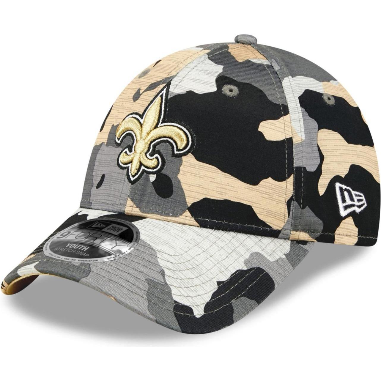 New Era, Jungen, Cap, 9Forty Kinder Cap - TRAINING New Orleans Saints - C, Mehrfarbig, (53, 52 C, 54 C)