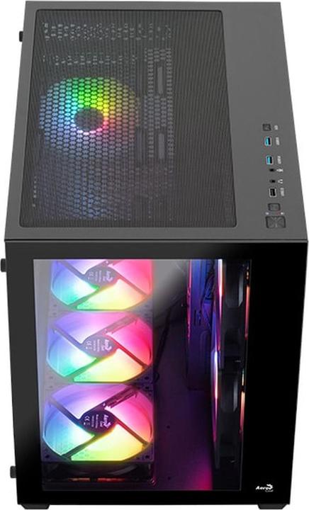 Actual product image AeroCool Geh Mini Dryft MicroATX/MiniITX ARGB (black) (ATX, mATX, Mini-ITX)