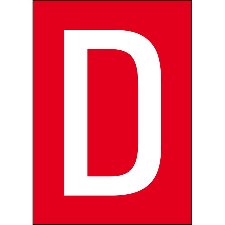 Etichetta energetica Brady Etichette A4 con numeri e lettere