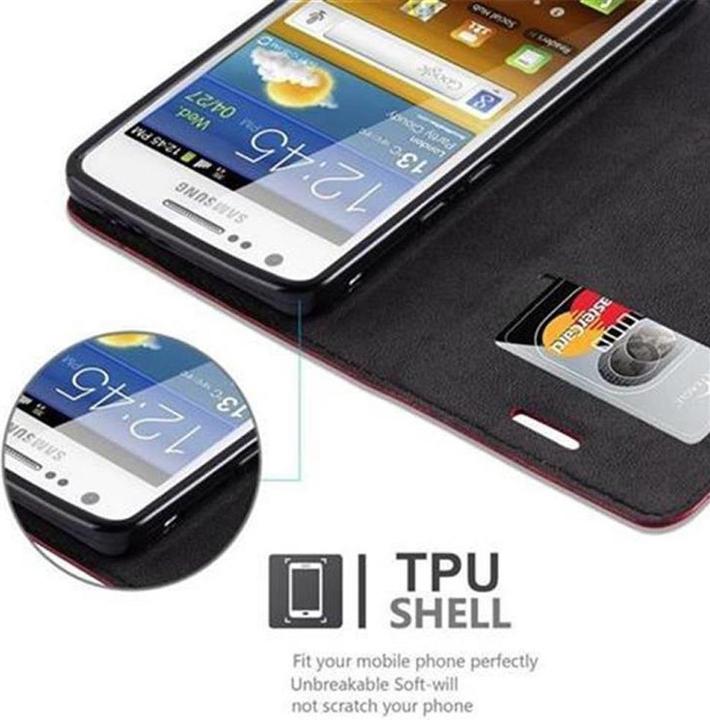 Produktbild Cadorabo Book Invisible Magnet Cover (Samsung Galaxy S2)