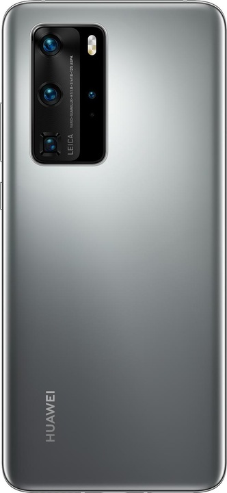 Produktbild Huawei P40 Pro (256 GB, Silver Frost, 6.58", Hybrid Dual SIM + eSIM, 50 Mpx, 5G)