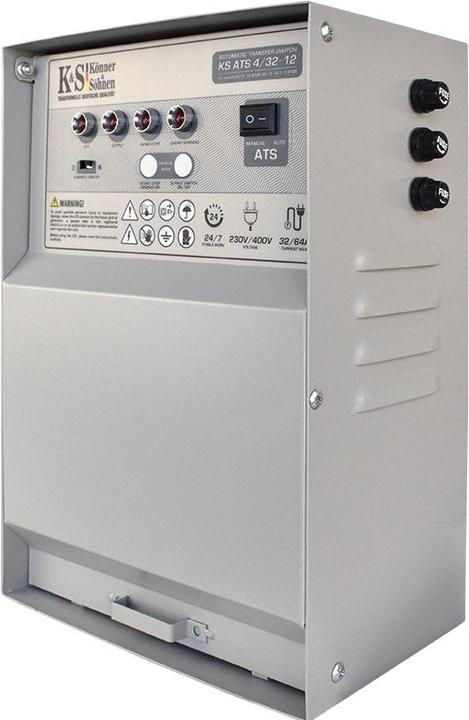 Actual product image Könner & Söhnen GENERATOR PRĄDOTWÓRCZY BENZYNOWY 9,0kW 230/400V KS 12-1E 1/3 ATSR (8000 W, 55 l)