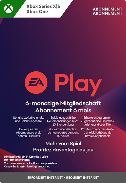 Produktbild Microsoft EA Play 6 Month Subscription (6 Monate)