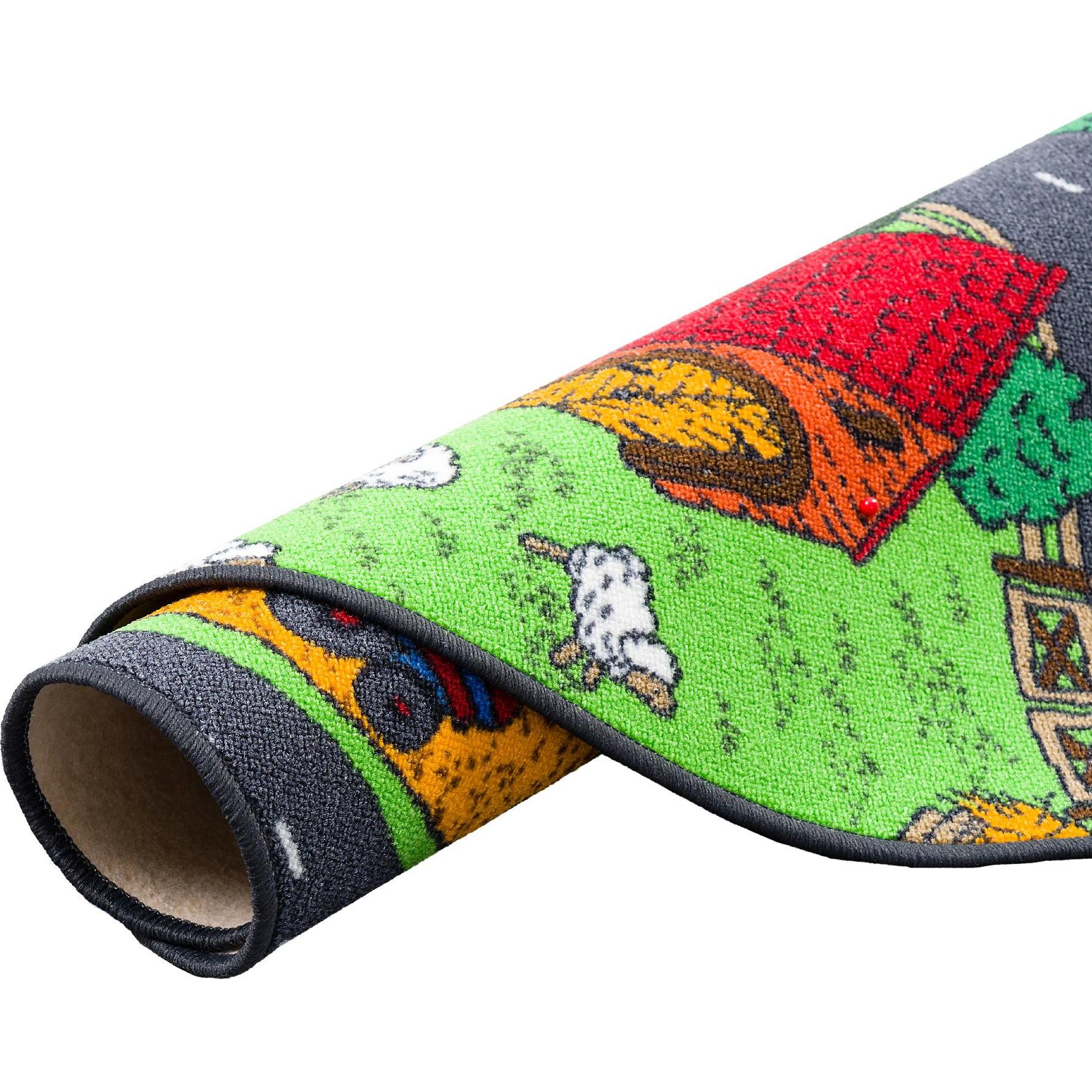 Thumbnail - Snapstyle, Spielteppich + Spielmatte, Kinder Spiel Teppich Bauernhof (200 x 200 cm)