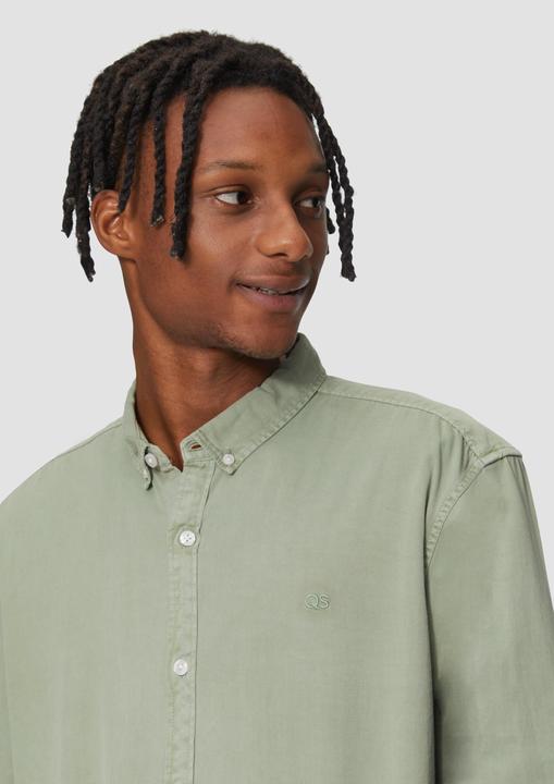 Immagine prodotto s.Oliver Hemd Regular Fit: Twillhemd mit Logostickerei (XL)