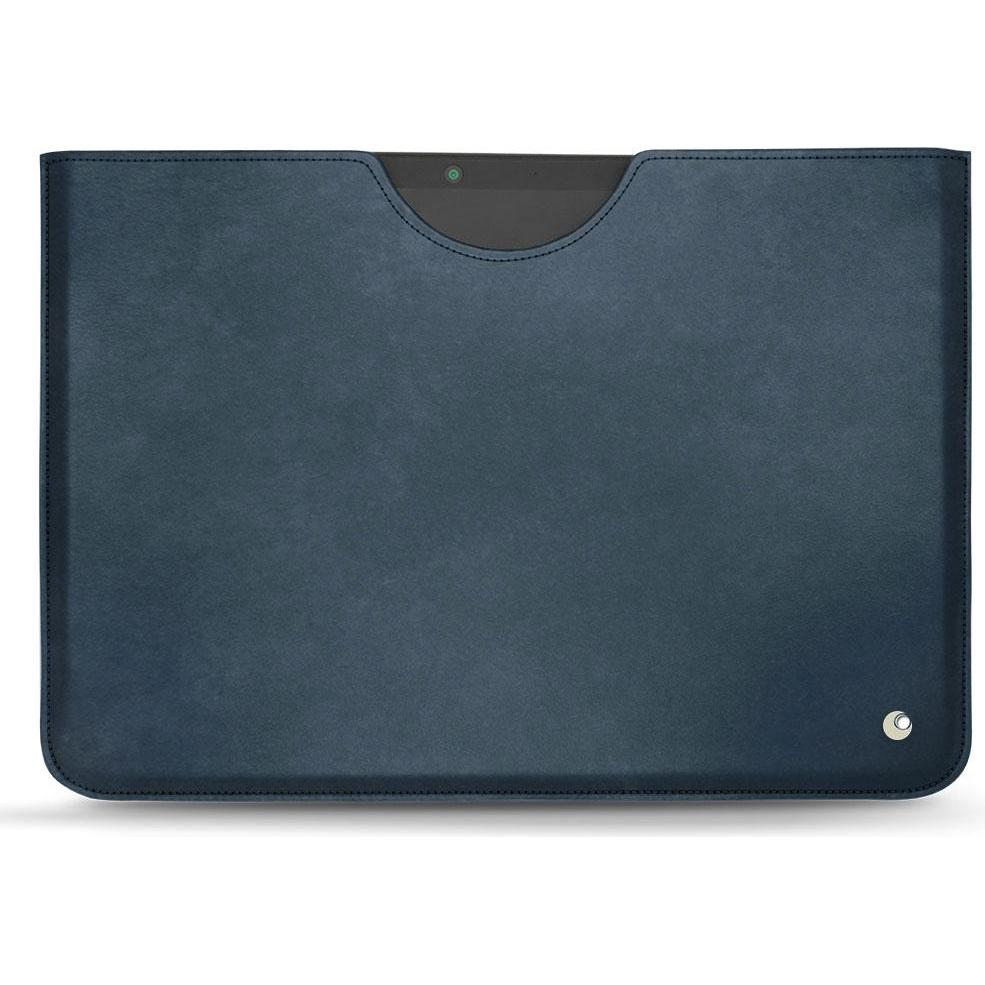 Noreve Lederschutzhülle (Microsoft Surface Pro X), Tablet Hülle, Blau