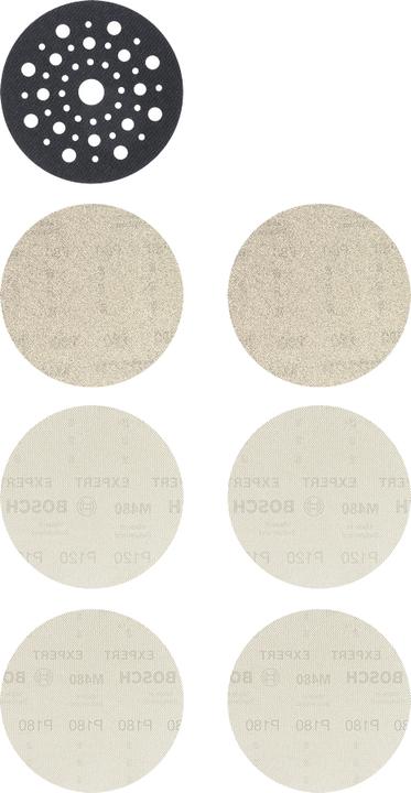 Produktbild Bosch Professional Combi-Set GEX 18V-125 + M480 (Exzenterschleifer)