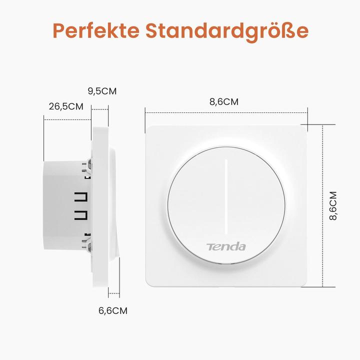 Produktbild Tenda WLAN-Lichtschalter SS9 Wi-Fi Light Switch
