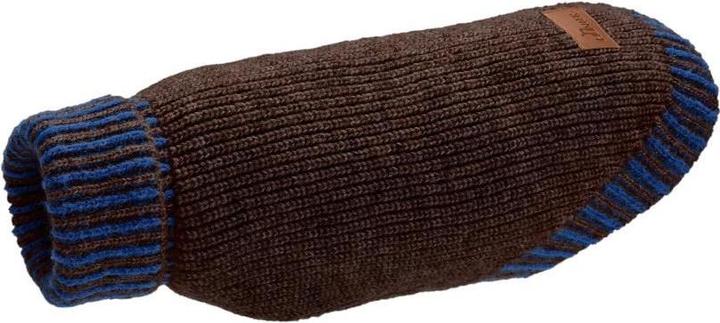 Productafbeelding Hunter Dogcoat Odense 40 + muts, beige/blauw - (203543) (40, Hondenvacht)
