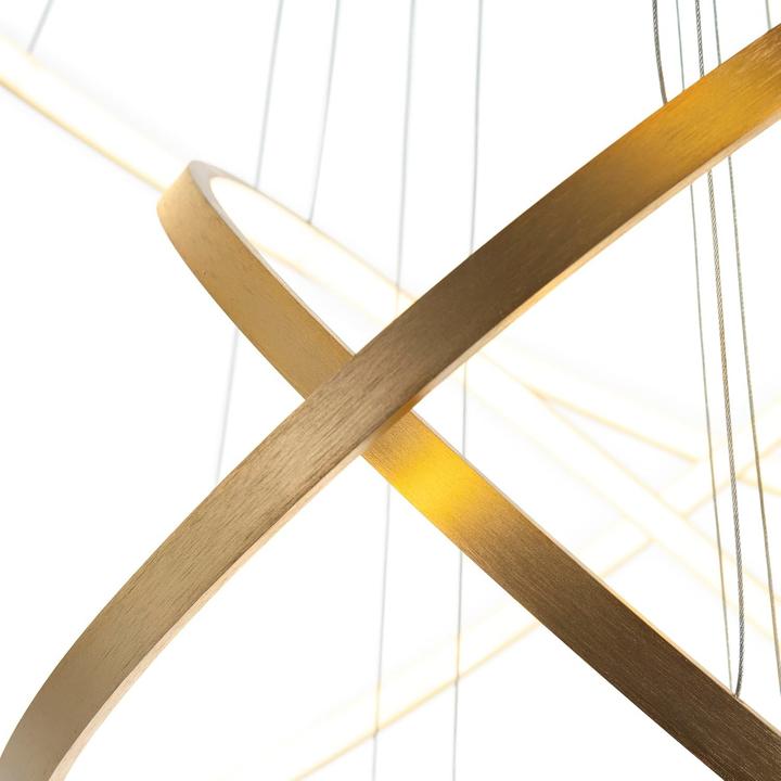 Image du produit Lustre plafonnier doré