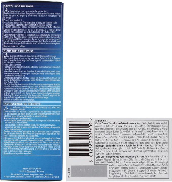 Actual product image Schwarzkopf Live Intense Colour U67 Blue Mercury (U67 Blue Mercury)