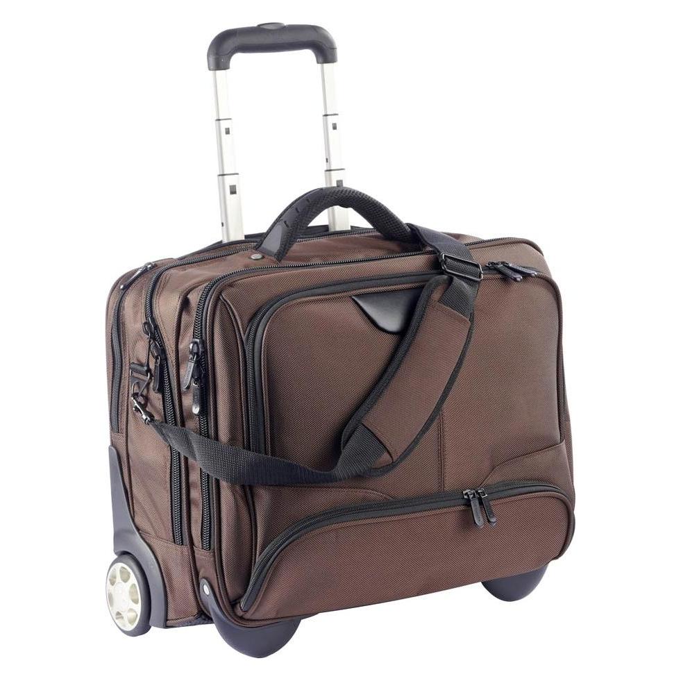 Dermata, Koffer, Business Trolley 44cm, Braun, (37 l)
