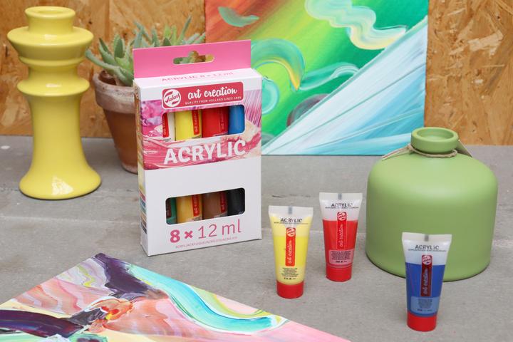 Produktbild Talens Acrylfarbe Art Creation 8er Set, Mehrfarbig (12 ml)