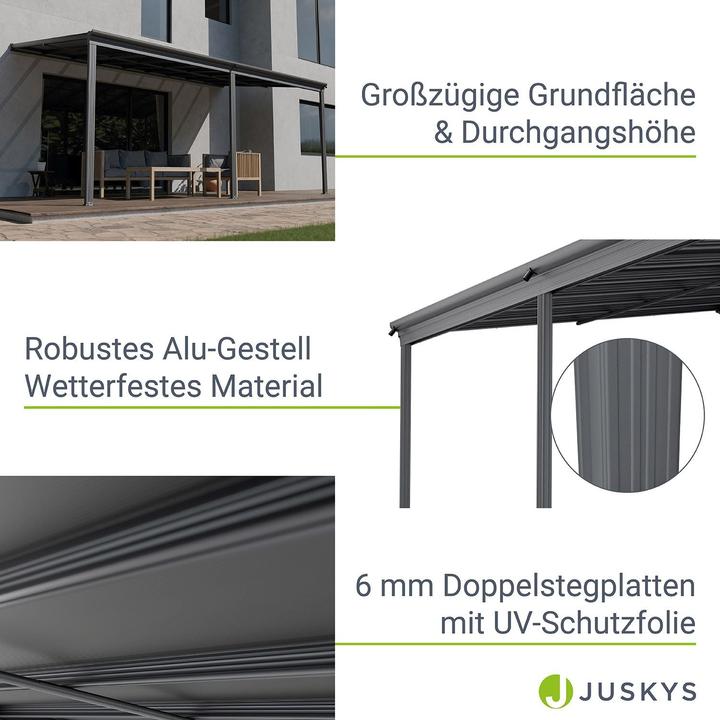 Image du produit Juskys Toiture de terrasse Toiture de terrasse Borneo