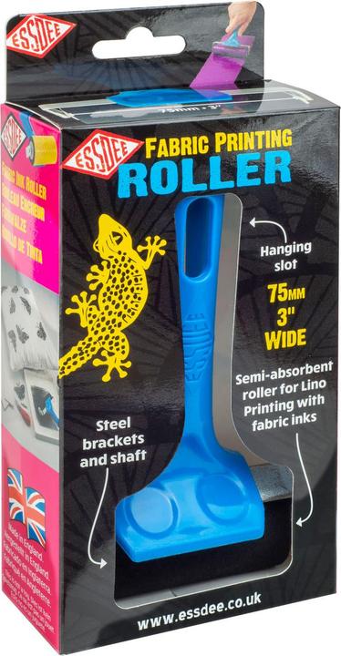 Actual product image Essdee Lino printing roller 7.5cm for textiles (7.50 cm)
