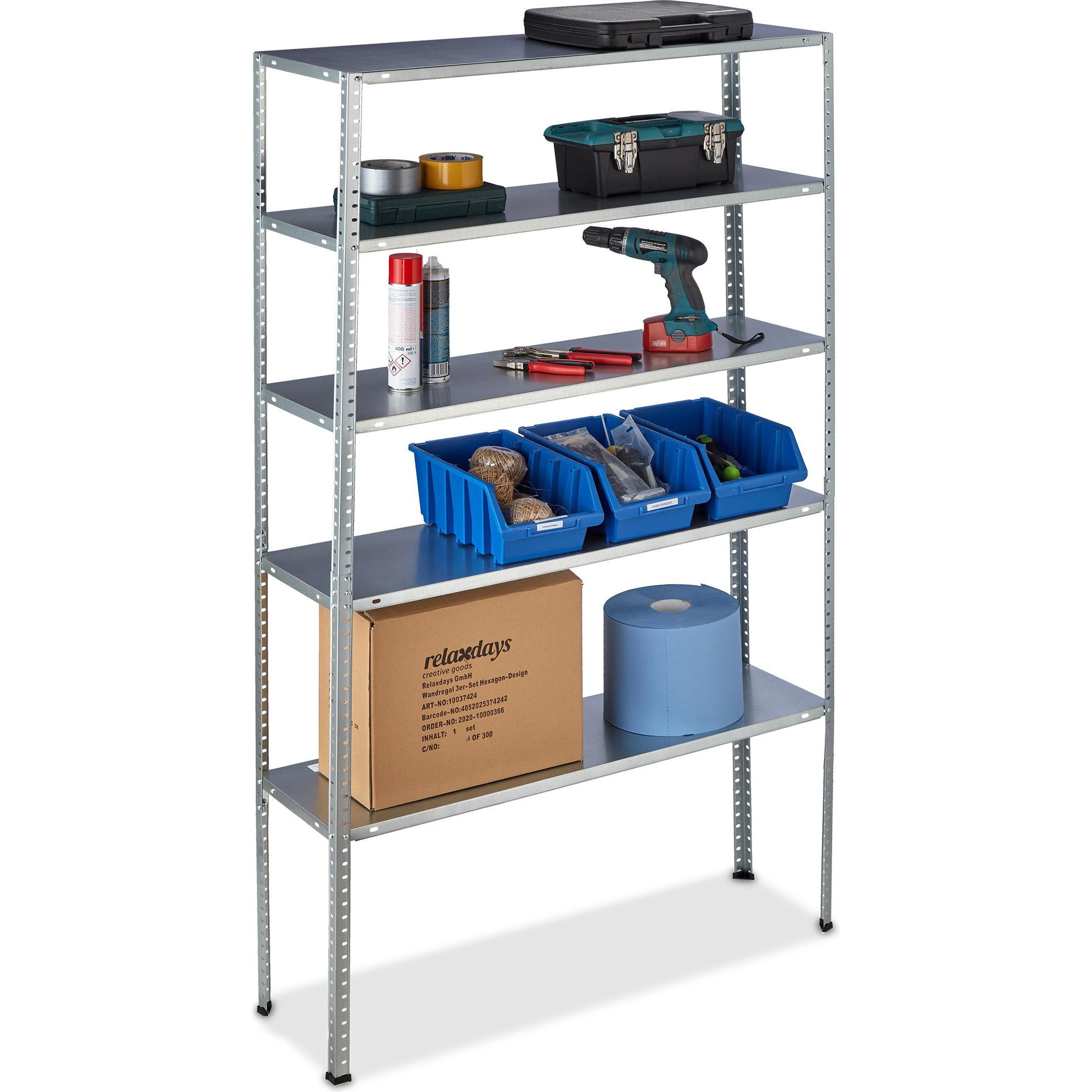 Relaxdays, Kellerregal, Schwerlastregal