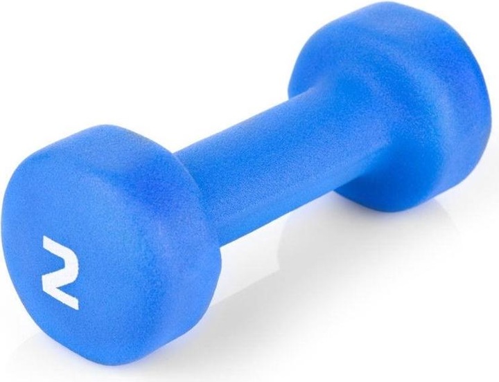 Image du produit Spokey Vinyl Dumbbells Set 2 X 2,0 kg Blue (2 x 2 kg)