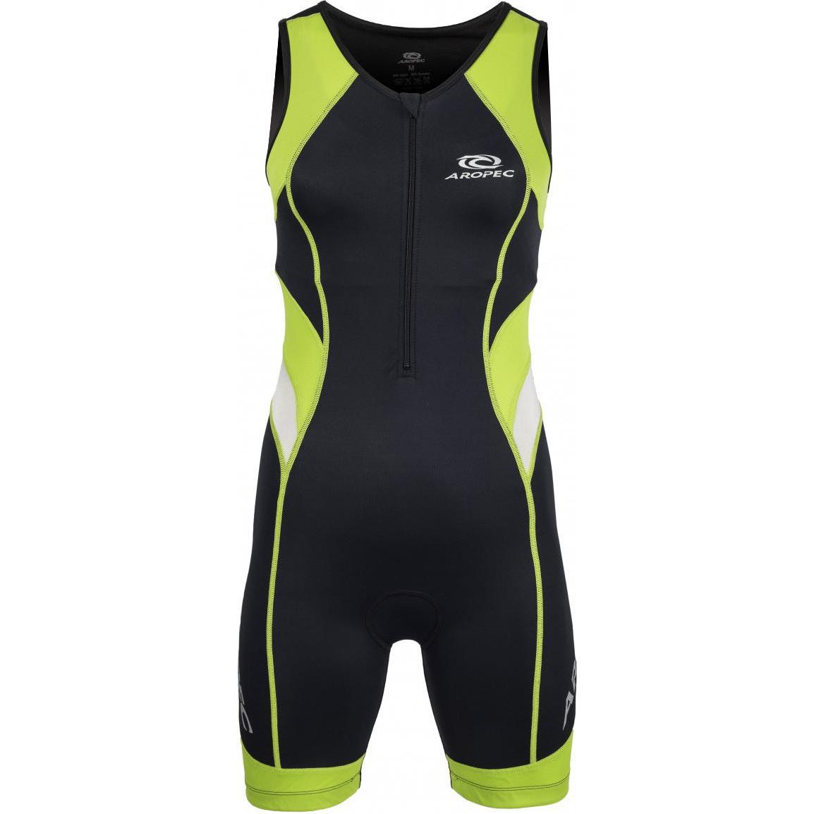 Aropec, Damen, Velotrikot, TriSuit Lion Women (L), Schwarz, Grün, L